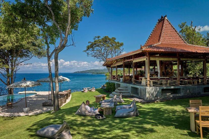 Bali Cliff Glamping Seraya Exterior foto