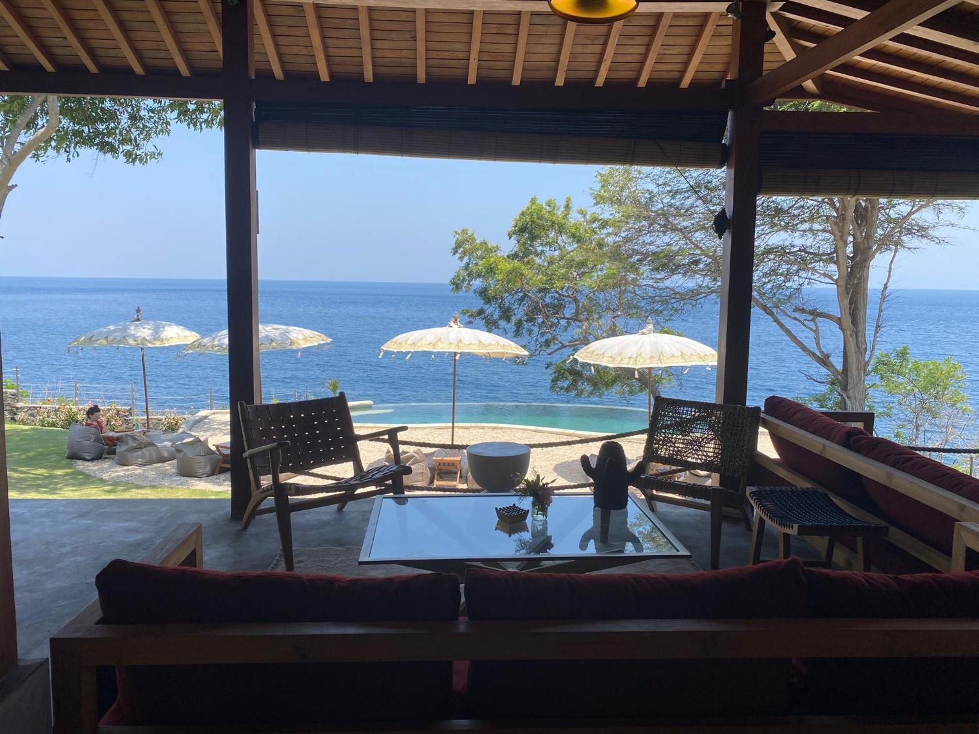Bali Cliff Glamping Seraya Exterior foto